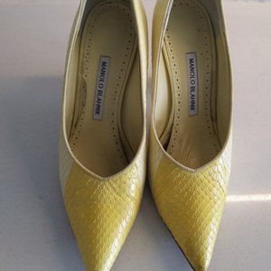 Genuine Python Manolo Blahniks